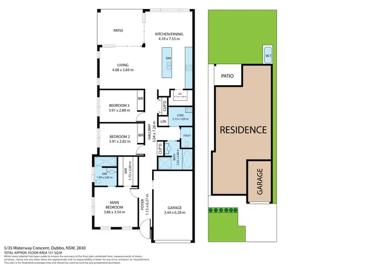 Floorplan of Homely house listing, 33 & 35 Magenta Circuit, Dubbo NSW 2830