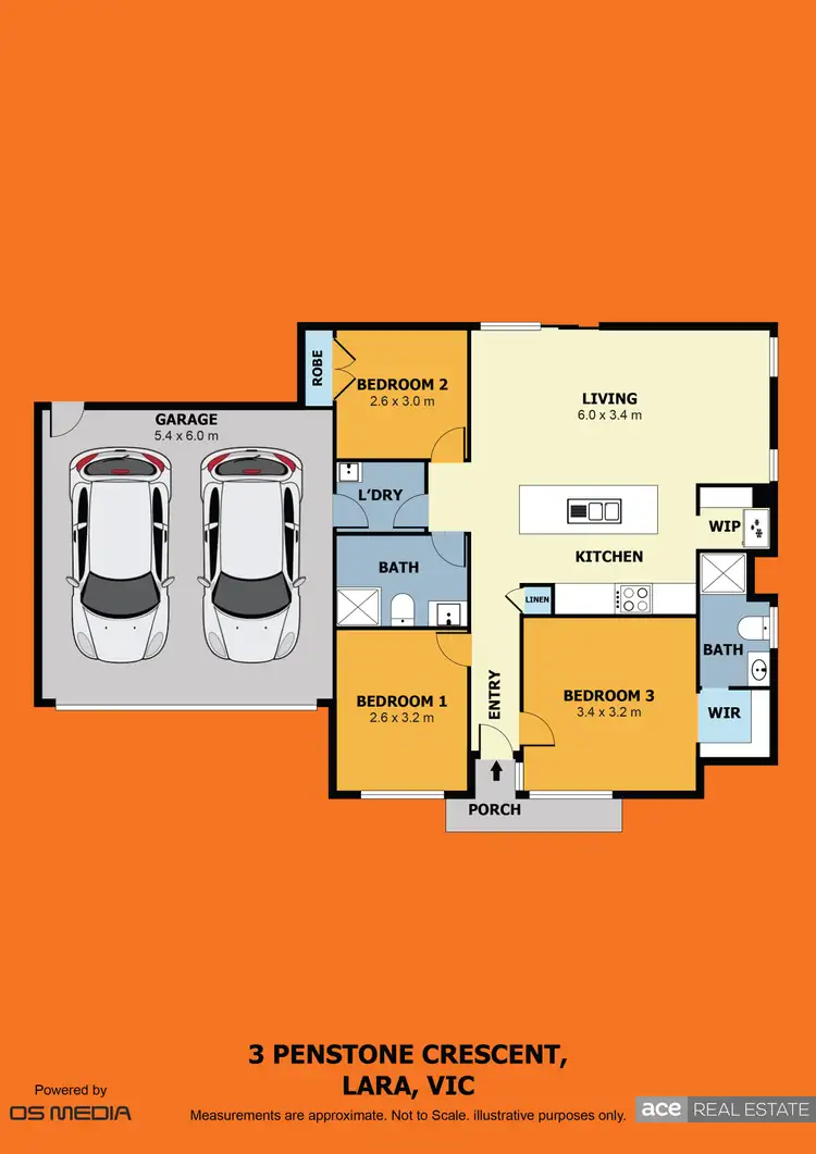 Floorplan of Homely house listing, 3 Penstone Crescent, Lara VIC 3212