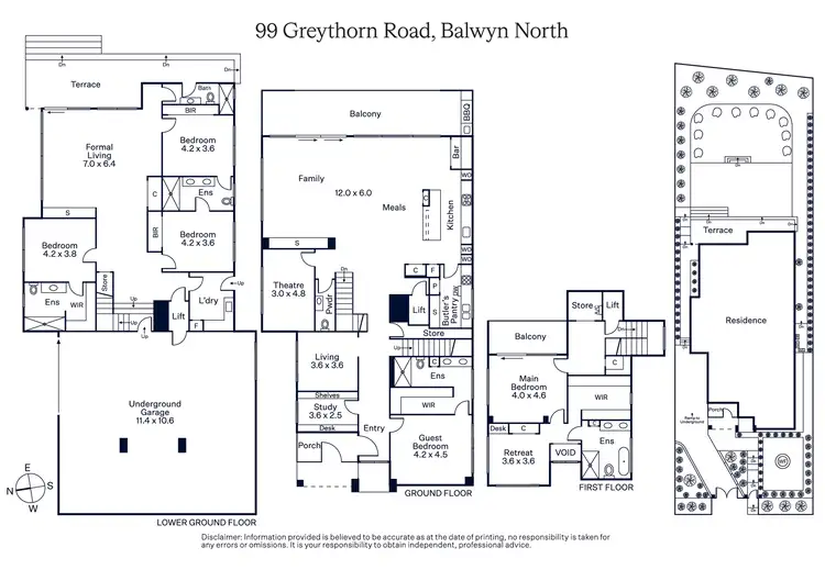 Floorplan of Homely house listing, 99 Greythorn Road, Balwyn North VIC 3104