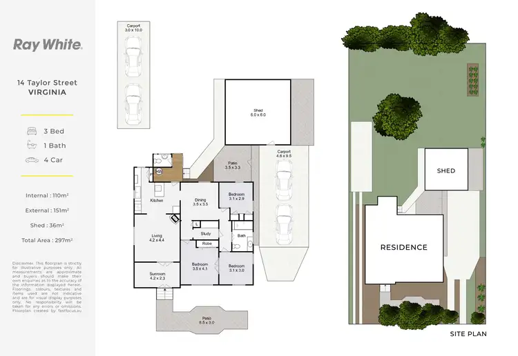 Floorplan of Homely house listing, 14 Taylor Street, Virginia QLD 4014
