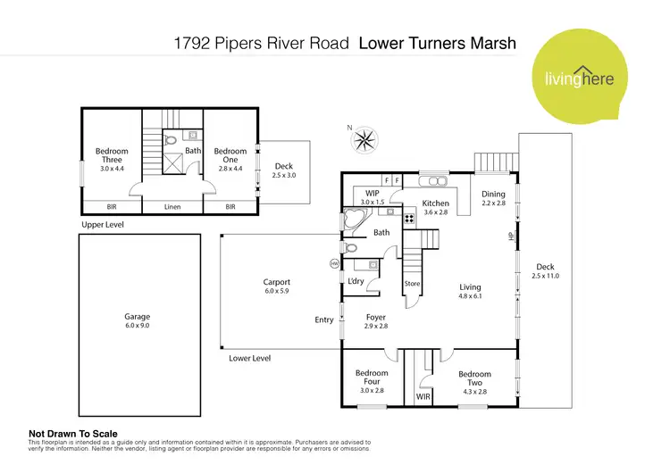 Floorplan of Homely house listing, 1792 Pipers River Road, Lower Turners Marsh TAS 7267