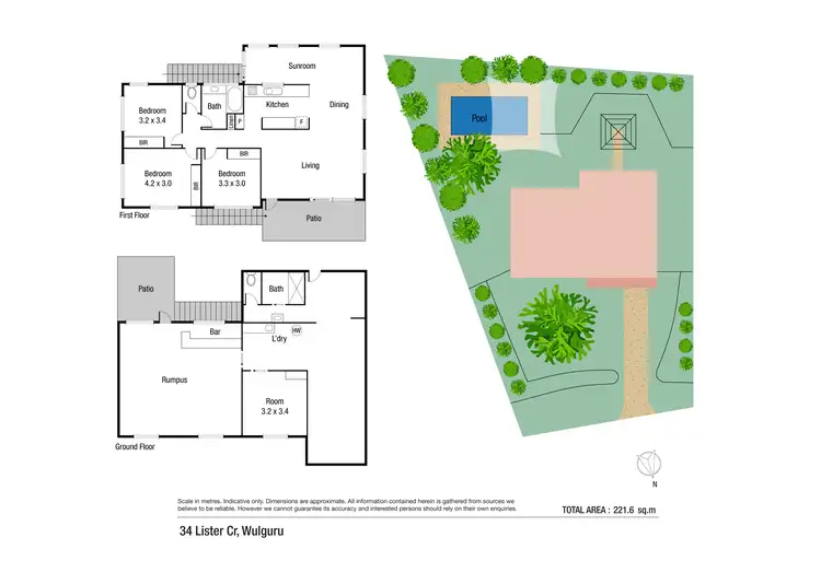 Floorplan of Homely house listing, 34 Lister Crescent, Wulguru QLD 4811