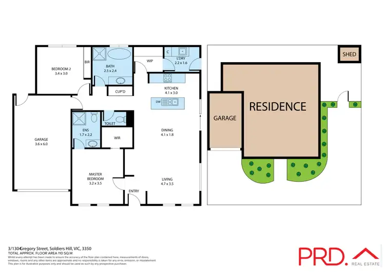Floorplan of Homely house listing, 3/1304A Gregory Street, Lake Wendouree VIC 3350