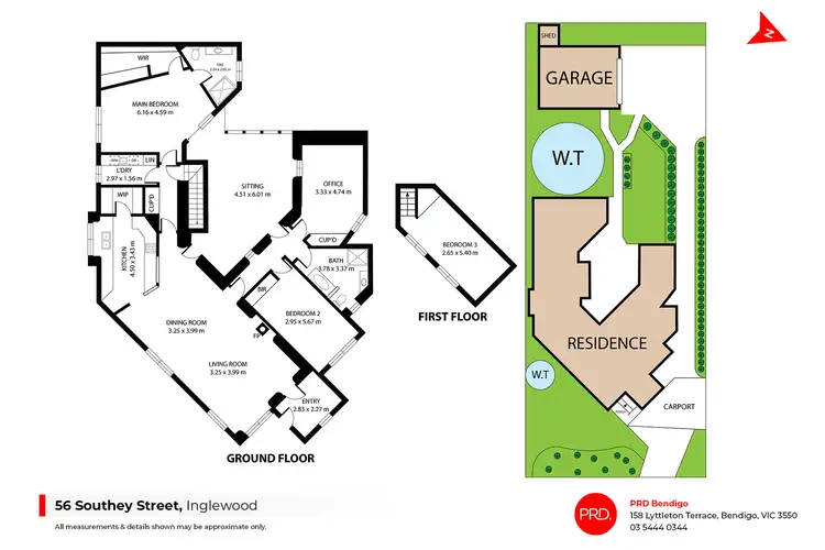 Floorplan of Homely house listing, 56 Southey Street, Inglewood VIC 3517