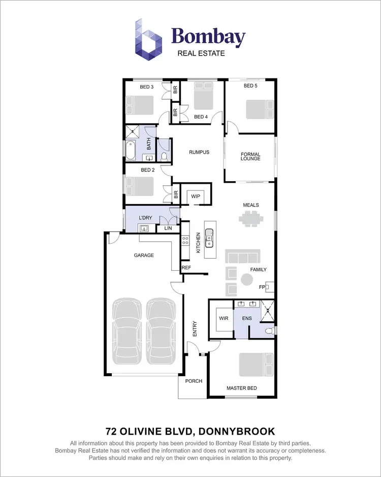 Floorplan of Homely house listing, 72 Olivine Boulevard, Donnybrook VIC 3064