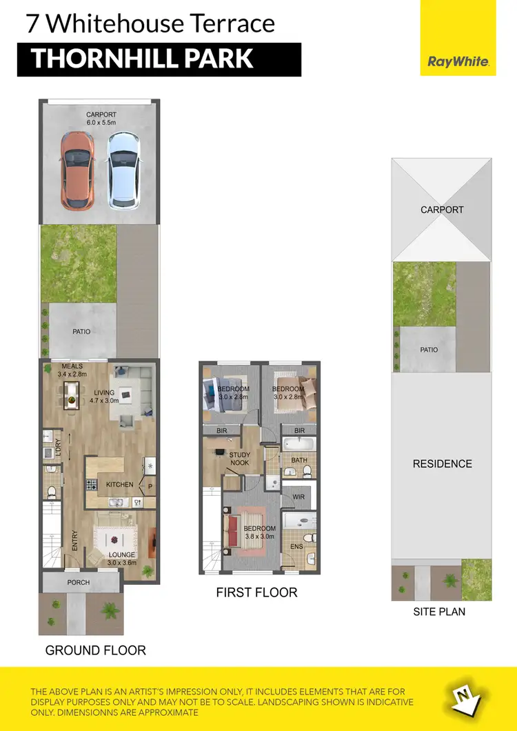 Floorplan of Homely house listing, 7 Whitehouse Terrace, Thornhill Park VIC 3335