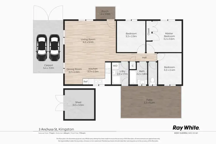 Floorplan of Homely house listing, 3 Anchusa Street, Kingston QLD 4114