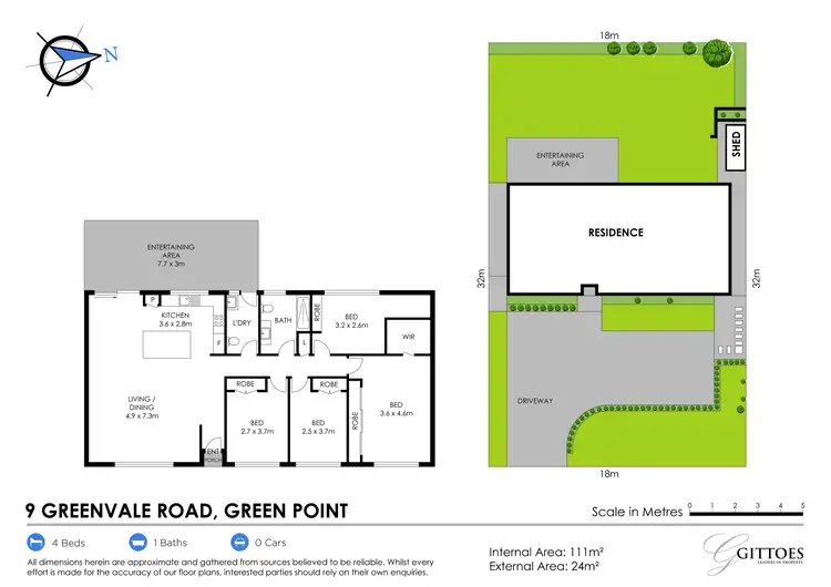 Floorplan of Homely house listing, 9 Greenvale Road, Green Point NSW 2251