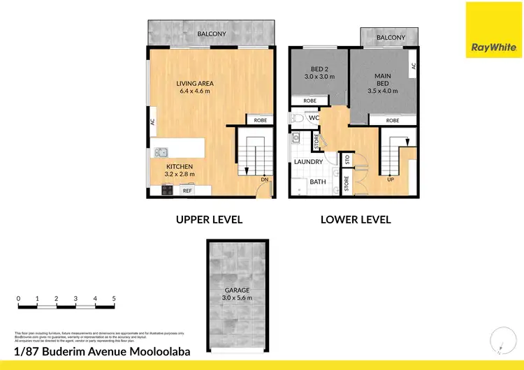 Floorplan of Homely unit listing, 1/87 Buderim Avenue, Mooloolaba QLD 4557