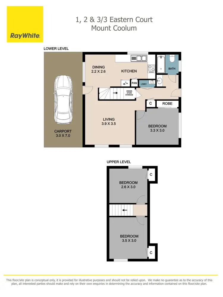 Floorplan of Homely house listing, 1-3/3 Eastern Court, Mount Coolum QLD 4573