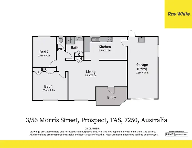Floorplan of Homely unit listing, 3/56 Morris Street, Prospect TAS 7250