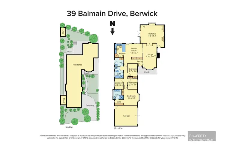 Floorplan of Homely house listing, 39 Balmain Drive, Berwick VIC 3806