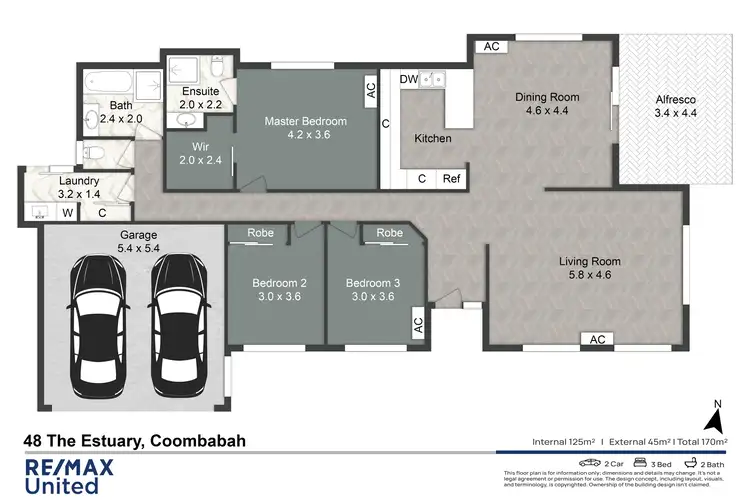 Floorplan of Homely house listing, 48 The Estuary, Coombabah QLD 4216