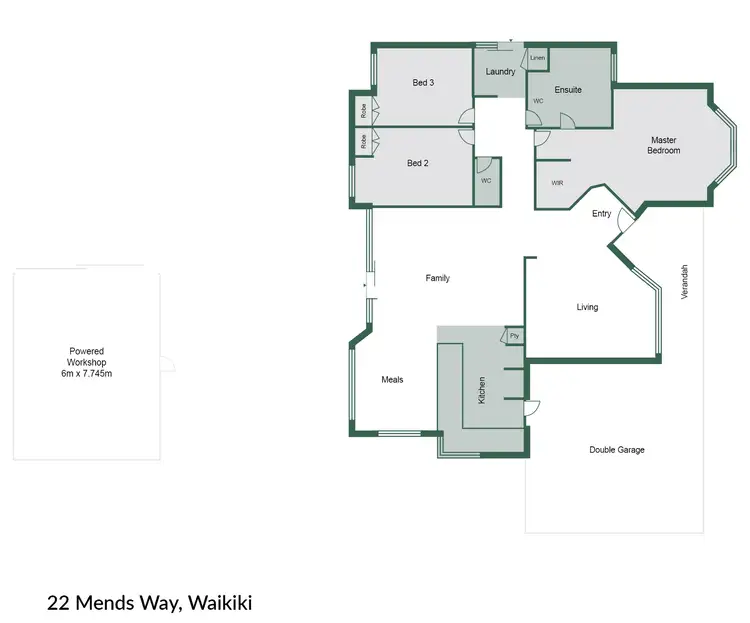 Floorplan of Homely house listing, 22 Mends Way, Waikiki WA 6169