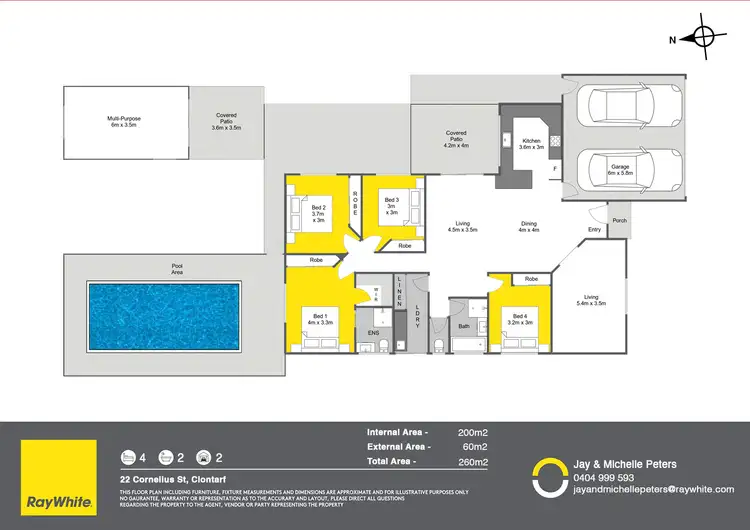 Floorplan of Homely house listing, 22 Cornelius Street, Clontarf QLD 4019