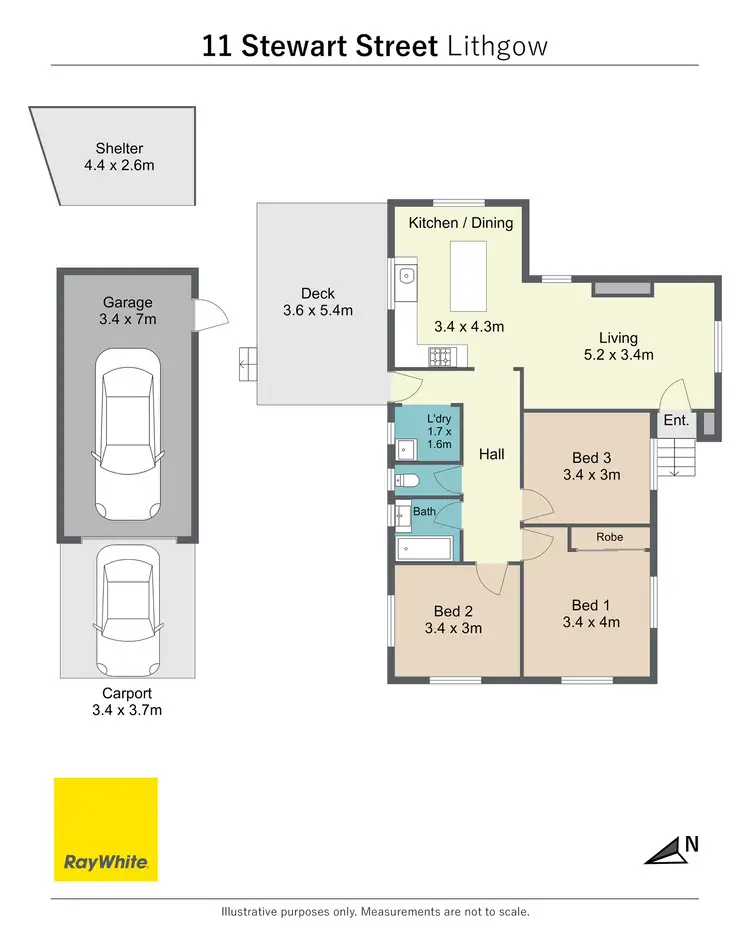 Floorplan of Homely house listing, 11 Stewart Street, Lithgow NSW 2790