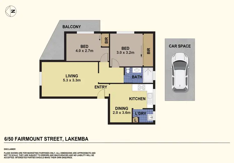 Floorplan of Homely unit listing, 6/50 Fairmount Street, Lakemba NSW 2195