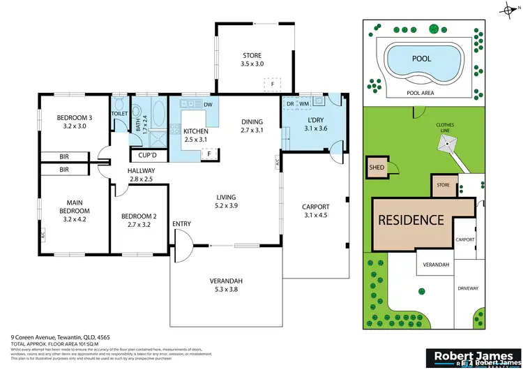 Floorplan of Homely house listing, 9 Coreen Avenue, Tewantin QLD 4565