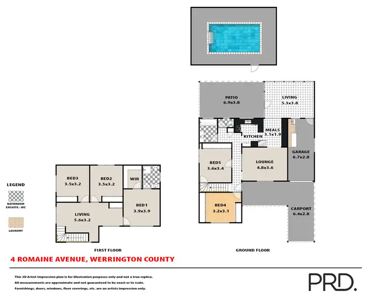 Floorplan of Homely house listing, 4 Romaine Avenue, Werrington County NSW 2747