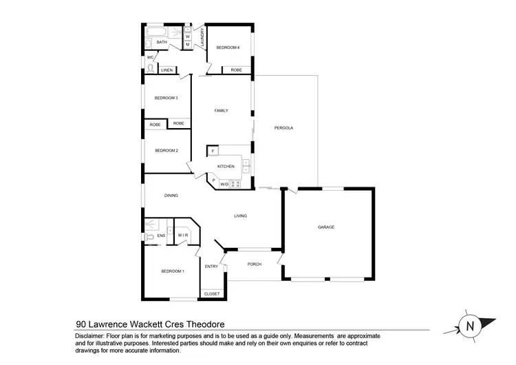 Floorplan of Homely house listing, 90 Lawrence Wackett Circuit, Theodore ACT 2905