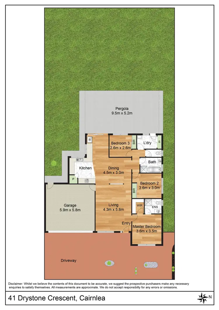 Floorplan of Homely house listing, 41 Drystone Crescent, Cairnlea VIC 3023