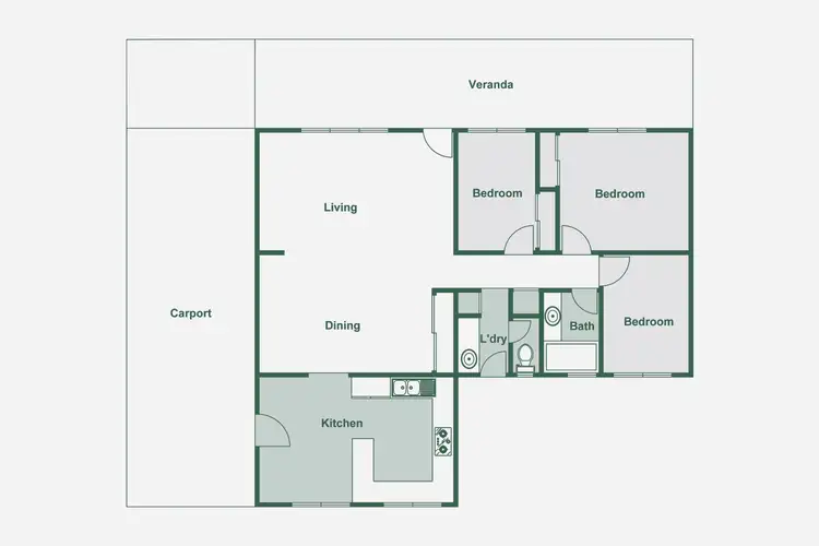 Floorplan of Homely house listing, 32 Brand Avenue, Usher WA 6230