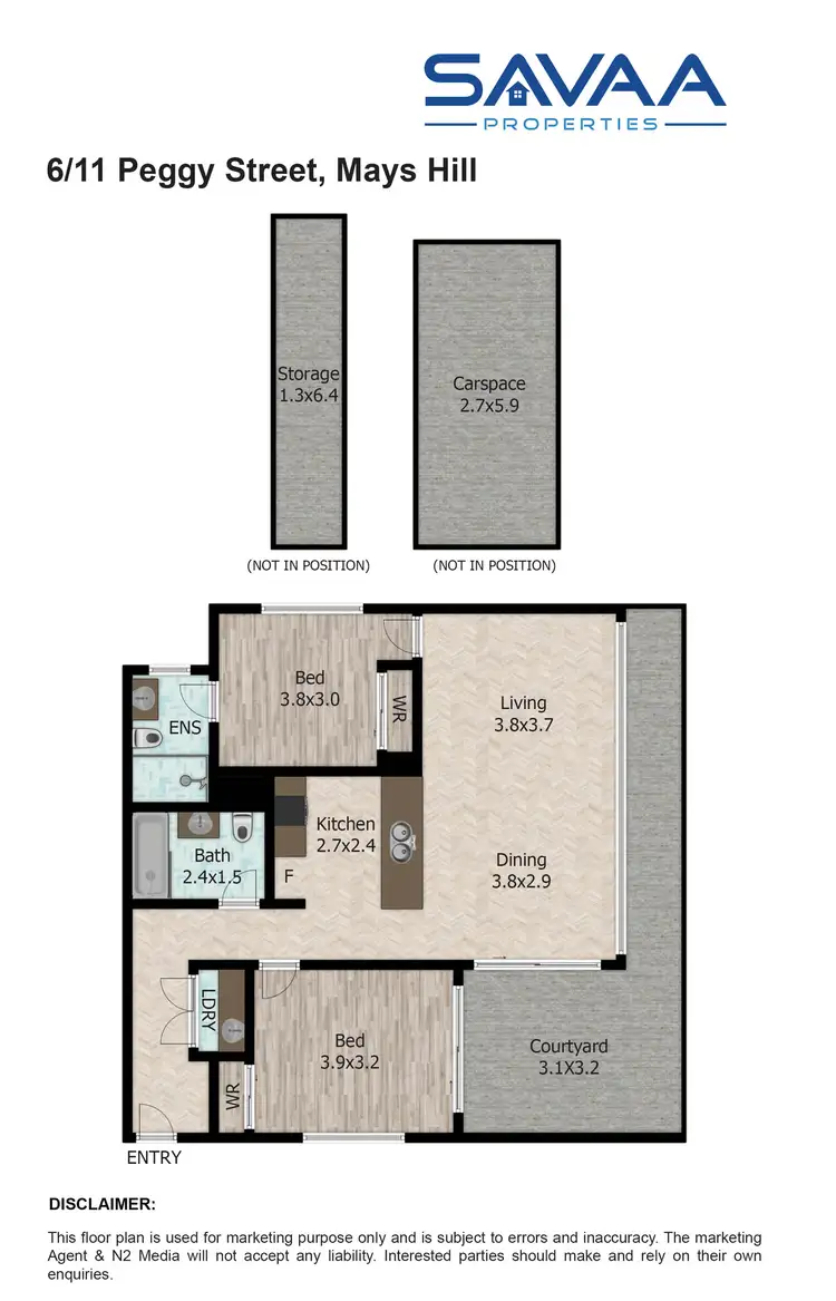 Floorplan of Homely apartment listing, 6/11-15 Peggy Street, Mays Hill NSW 2145