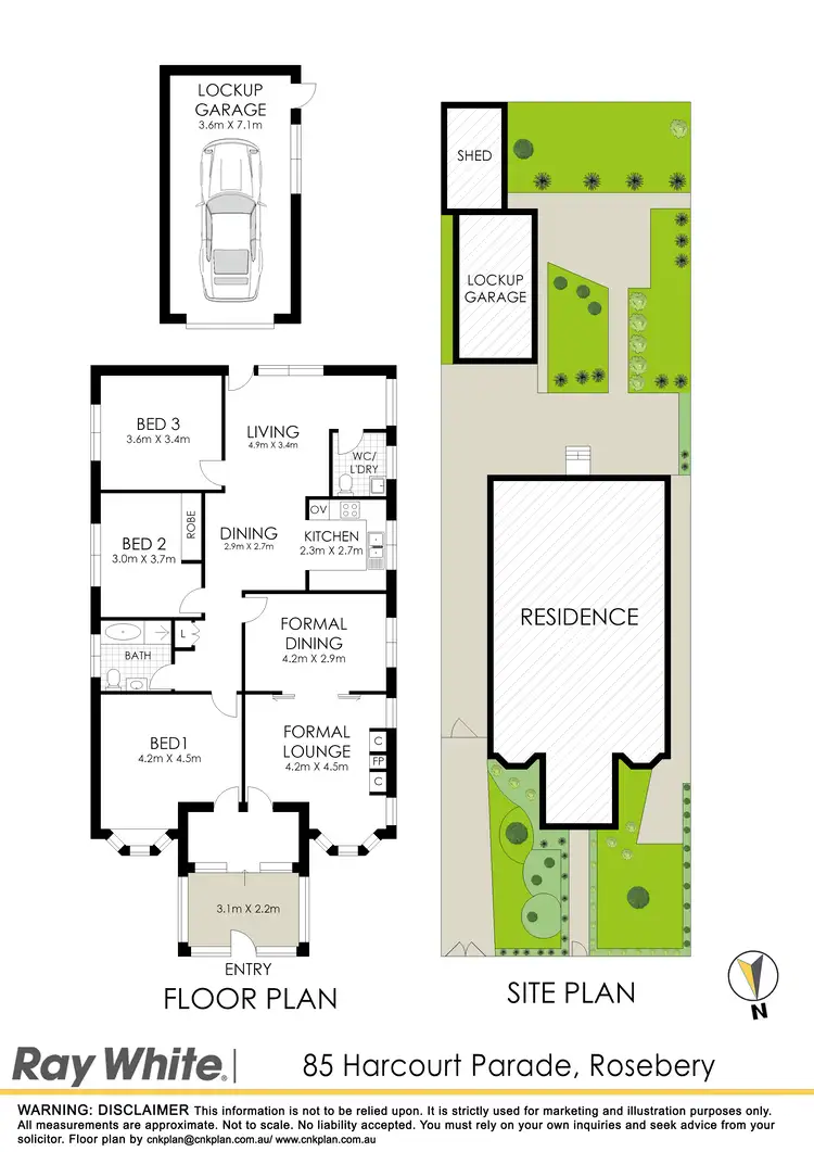 Floorplan of Homely house listing, 85 Harcourt Parade, Rosebery NSW 2018