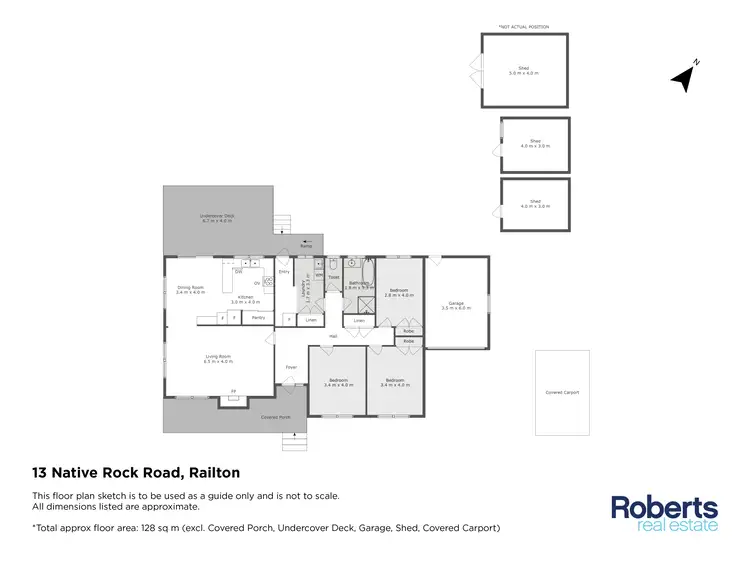 Floorplan of Homely house listing, 13 Native Rock Road, Railton TAS 7305