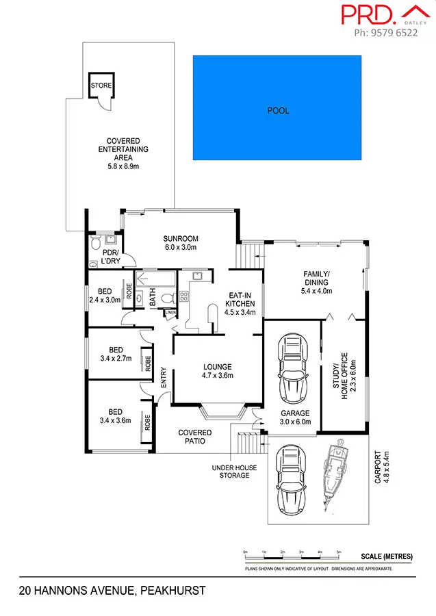 Floorplan of Homely house listing, 20 Hannons Avenue, Peakhurst NSW 2210