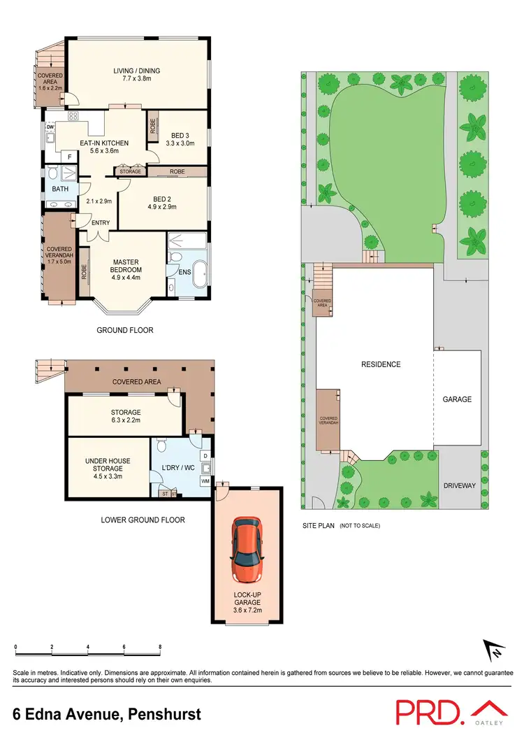 Floorplan of Homely house listing, 6 Edna Avenue, Penshurst NSW 2222