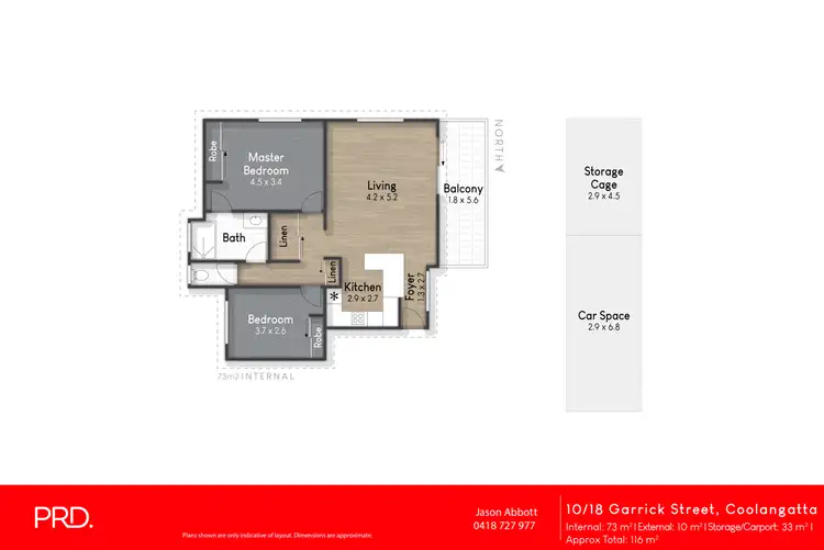Floorplan of Homely unit listing, 10/18 Garrick Street, Coolangatta QLD 4225