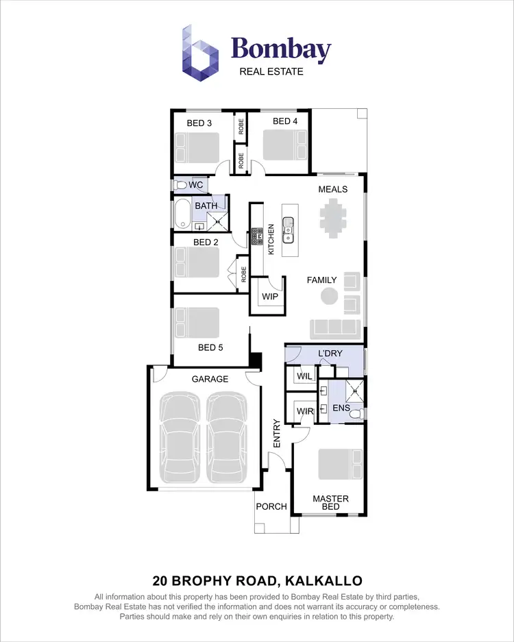 Floorplan of Homely house listing, 20 Brophy Road, Kalkallo VIC 3064