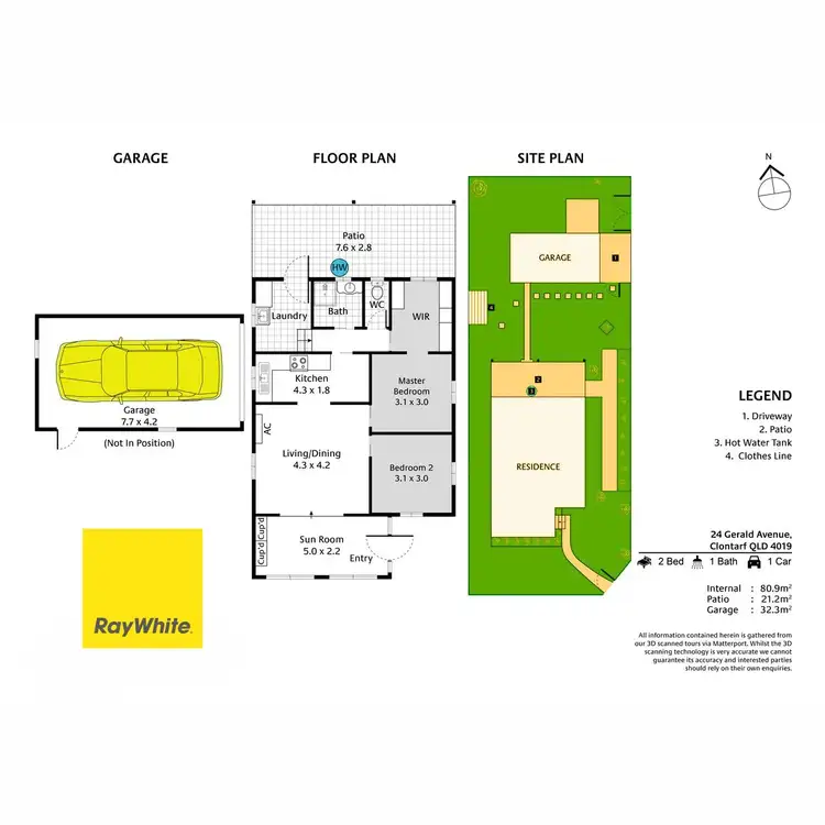 Floorplan of Homely house listing, 24 Gerald Avenue, Clontarf QLD 4019