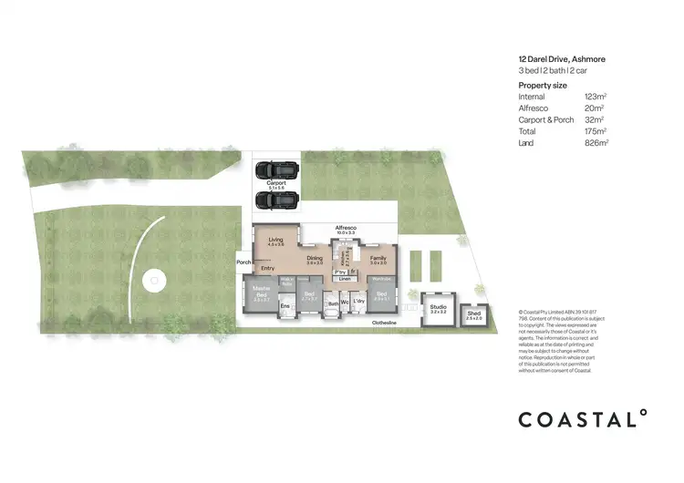Floorplan of Homely house listing, 12 Darel Drive, Ashmore QLD 4214