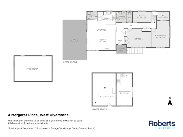 Floorplan of Homely house listing, 4 Margaret Place, West Ulverstone TAS 7315