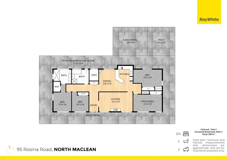 Floorplan of Homely house listing, 95-105 Rosina Road, North Maclean QLD 4280