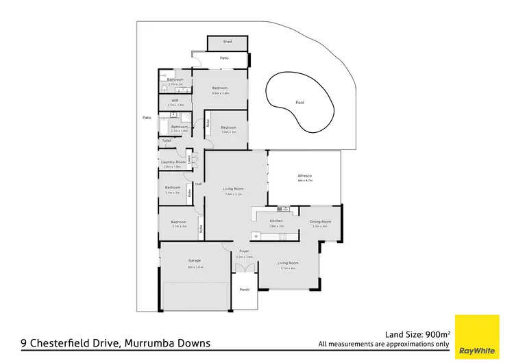 Floorplan of Homely house listing, 9 Chesterfield Drive, Murrumba Downs QLD 4503