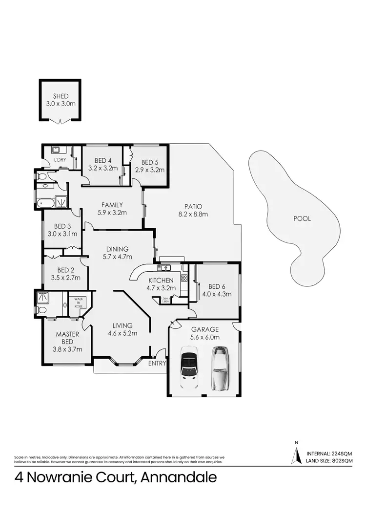 Floorplan of Homely house listing, 4 Nowranie Court, Annandale QLD 4814