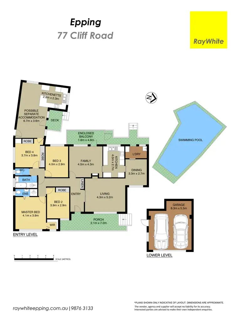 Floorplan of Homely house listing, 77 Cliff Road, Epping NSW 2121