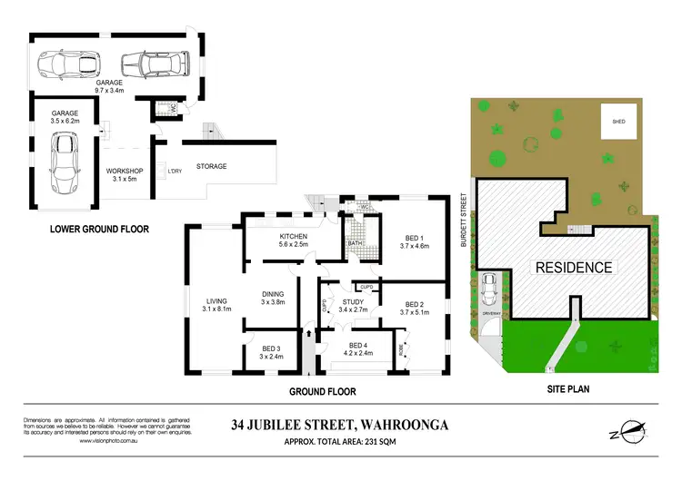 Floorplan of Homely house listing, 34 Jubilee Street, Wahroonga NSW 2076