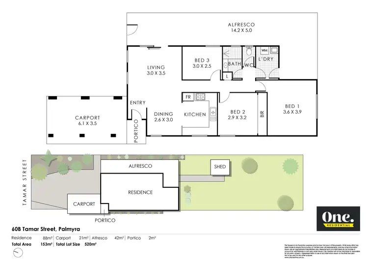Floorplan of Homely house listing, 60B Tamar Street, Palmyra WA 6157