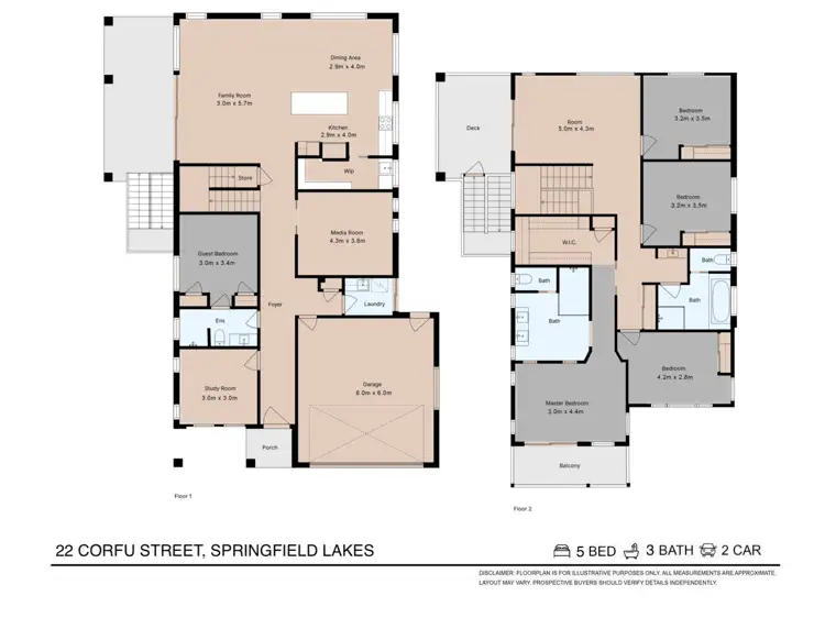Floorplan of Homely house listing, 22 Corfu Street, Springfield Lakes QLD 4300