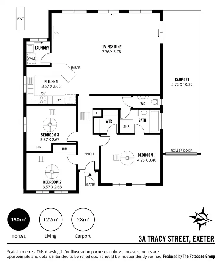 Floorplan of Homely house listing, 3A Tracy Street, Exeter SA 5019