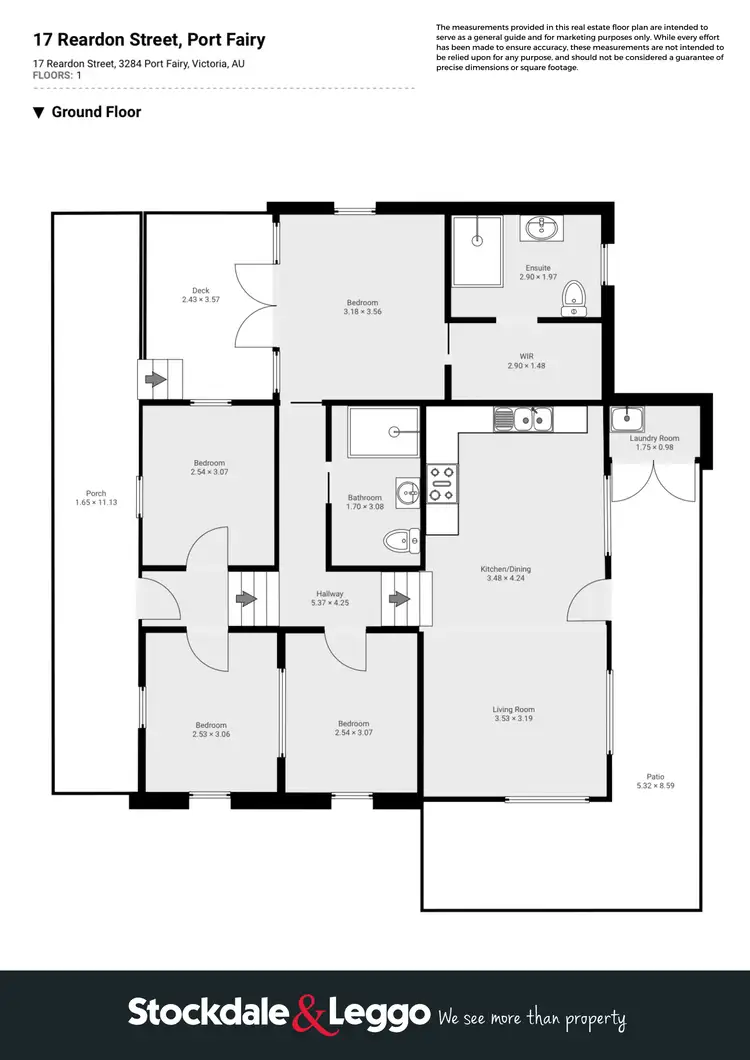 Floorplan of Homely house listing, 17 Reardon Street, Port Fairy VIC 3284