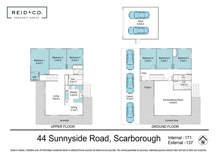 Floorplan of Homely house listing, 44 Sunnyside Road, Scarborough QLD 4020