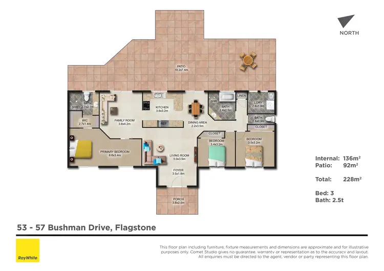 Floorplan of Homely house listing, 53-57 Bushman Drive, Flagstone QLD 4280