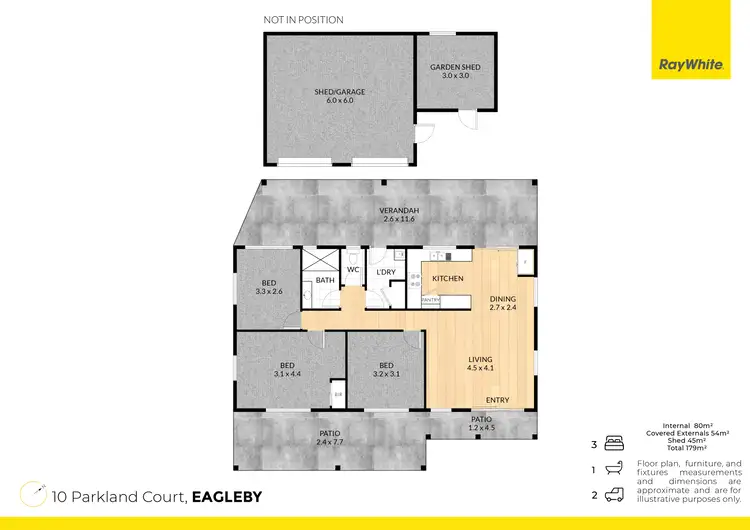 Floorplan of Homely house listing, 10 Parkland Court, Eagleby QLD 4207