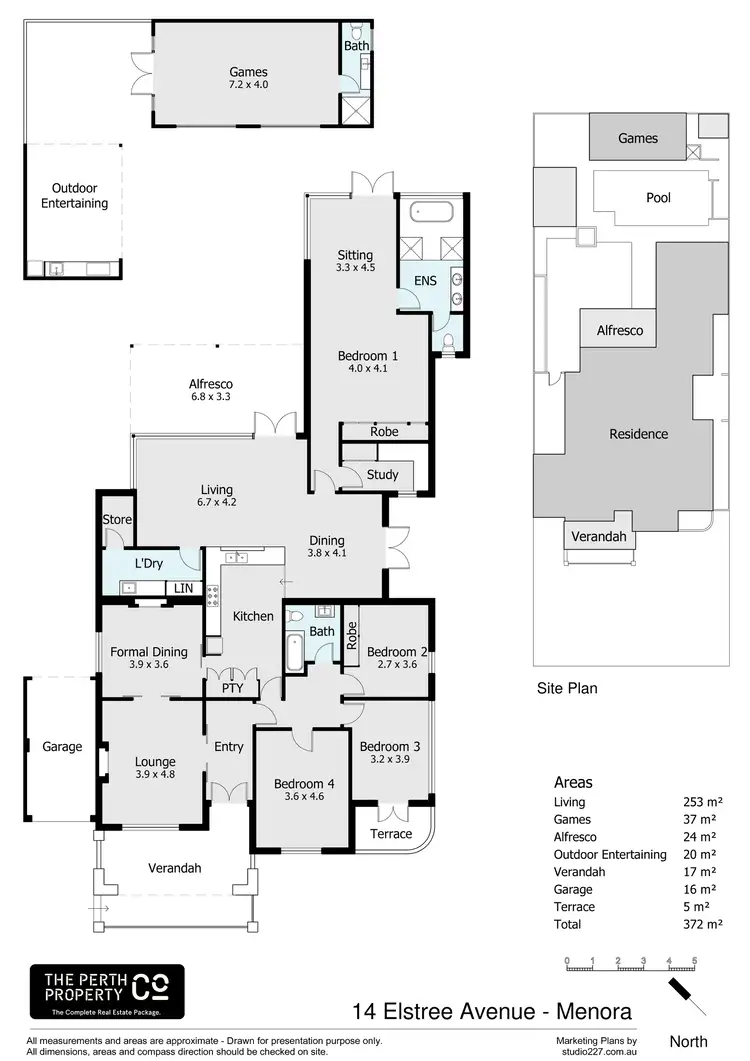 Floorplan of Homely house listing, 14 Elstree Avenue, Menora WA 6050