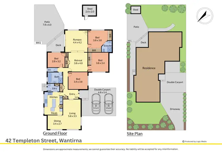 Floorplan of Homely house listing, 42 Templeton Street, Wantirna VIC 3152